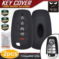 For Ford Explorer Edge 5Button 2X Remote Car Key Fob Silicone Case Cover Holder