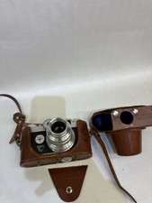 VTG Argus C-Four 35mm Camera w/ Cintar 50mm f/2.8 Lens w/ Leather Case