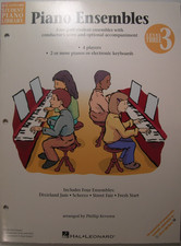 New Hal Leonard Library Piano Ensembles Book 3 Music Book HL00296066