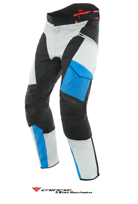Dainese Tonale D-Dry Grey/Blue/Black Touring Urban Waterproof Textile Motorcy...
