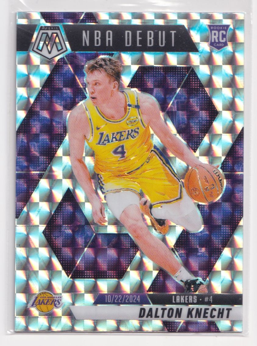2024-25 Panini Mosaic Silver Mosaic Prizm Dalton Knecht RC #264