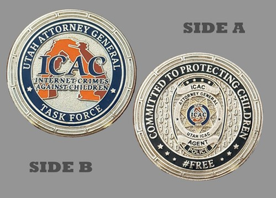 #ad #ad Utah Attorney General ICAC Task Force Challenge Coin 1#28 $35.18