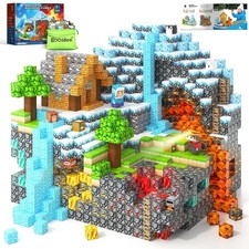 Magnetic Blocks - 200PCS Magnetic Building Blocks Sensory Toys for Kids Ages ...