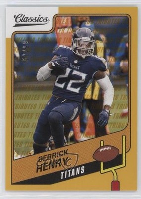 2021 Panini Classics Timeless Tributes Gold 59/99 Derrick Henry #5 0p1q
