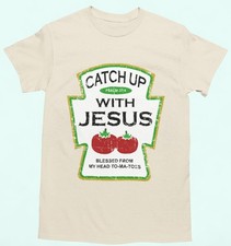Catch Up With Jesus Retro Shirt: A Funny and Cute Christian Tee, Jesus Lover Tee
