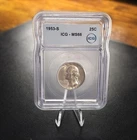 1953 S Silver Washington Quarter ICG MS66