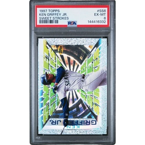 1997 Topps Sweet Strokes  #SS6 Ken Griffey Jr. (HOF) - PSA 6 EX-MT