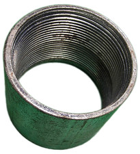 lot of 40 2" metal threaded conduit couplings