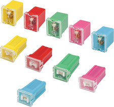 10 PCS Automotive Fuse Assortment, 20A 30A 40A 50A 60A Low and Tall Profile