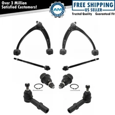Upper Control Arm Lower Ball Joint Inner Outer Tie Rod End LH RH Set of 8 New