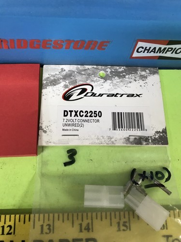 Duratrax DTXC2250 7.2VStandard Connector Set Male/Female NewInPack USA Shipped - Picture 8 of 9