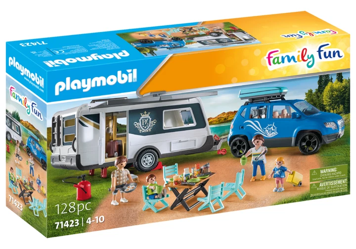 Playmobil Family Fun 71423 - Caravan with Car NEW - FREE SHIPPING