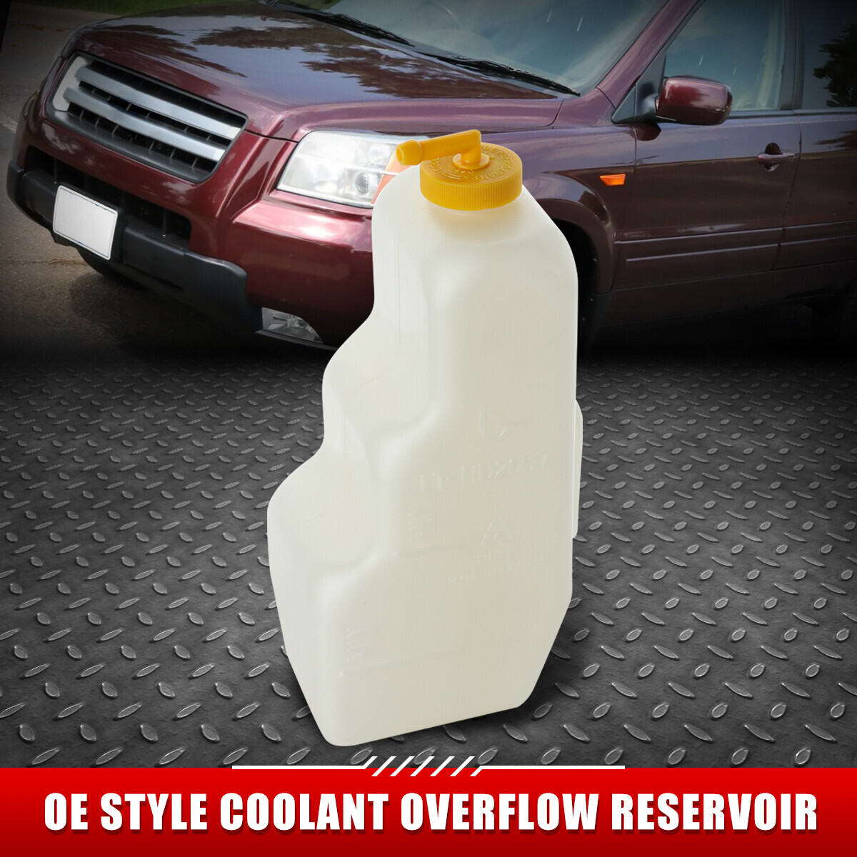 FOR 05-08 HONDA PILOT OE STYLE COOLANT OVERFLOW RESERVOIR TANK BOTTLE WITH CAP
