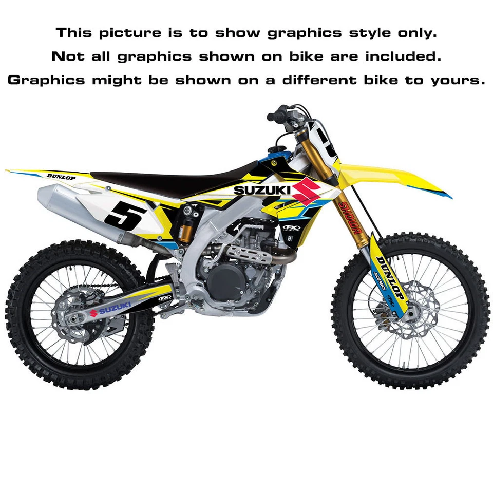 Fábrica Effex EVO 16 Gráficos Cubiertas Tanque Suzuki DRZ400 DRZ 400 2000 - 2025 NUEVO Foto 2 de 2