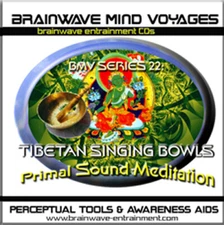 TIBETAN SINGING BOWL CD-BRAINWAVE TRAINING/BRAIN WAVE MEDITATION MIND TECHNOLOGY