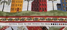 2 Yards Saltbox Farm Cotton Fabric by Deb Strain for Moda 