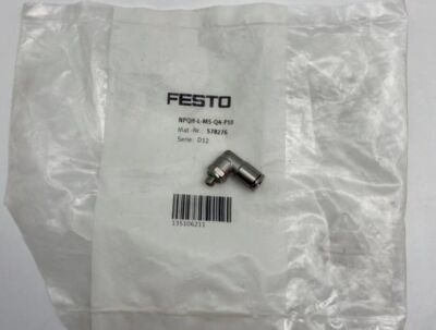 10PCS NEW Festo all-metal L-threaded joint NPQH-L-M5-Q4-P10 578276