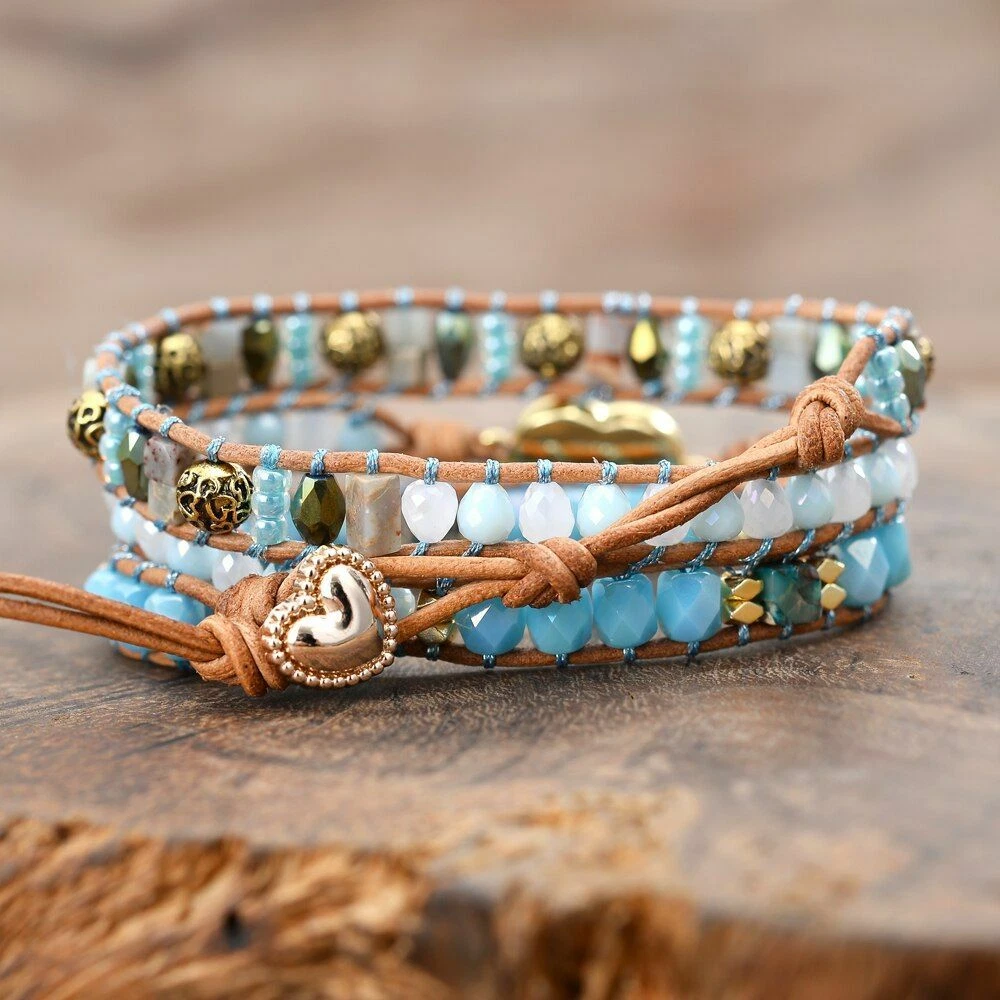 Leather Wrap Bracelet - High Women Bracelets Natural Vintage Leather Wrap  Girl - Aliexpress