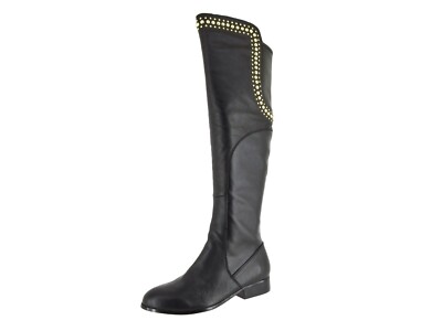 Betsey Johnson Damen Stiefel Stiefelette Gr 39 Echtleder Schwarz