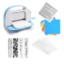 Mini Die Cutting and Embossing Machine, 3” Opening Manual Cutting Die Mach