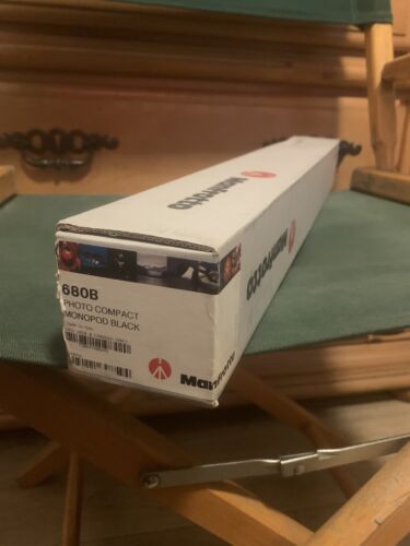 Manfrotto 680B Monopod New In Box Photo Compact Black - Picture 1 of 6