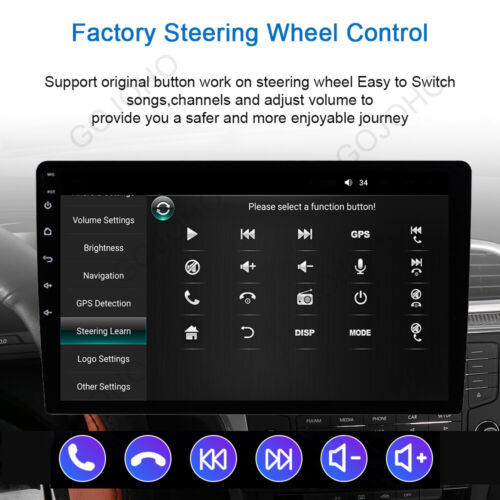 4+64G Car Stereo Radio For 2014-2018 Jeep Cherokee Android 13 Carplay GPS Navi - Foto 8 di 20