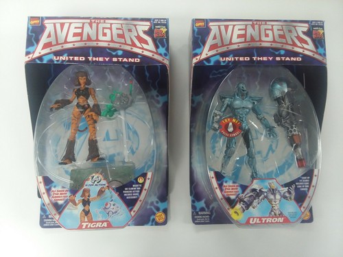 10x AVENGERS UNITED THEY STAND Figure & VEHICLE SET SEALED 1999 Toy Biz MIB Fox - Picture 6 of 11