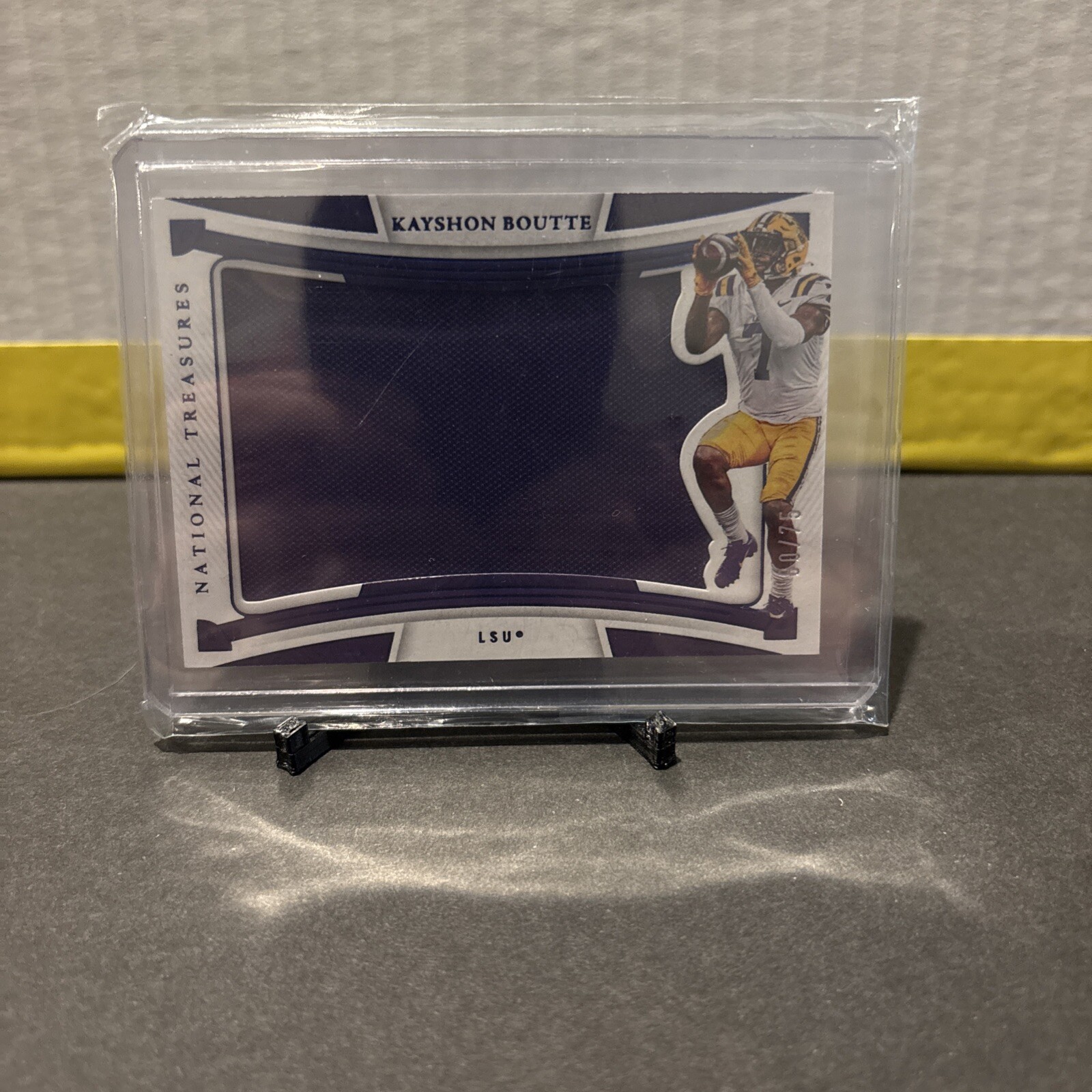 2023 Panini National Treasures Kayshon Boutte Patch Card #/75 NFL Rookie