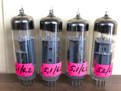 4x 6F5P (6VG8, ECL85) Power Beam Triode-Pentode (NEW, NOS, GOLD) MATCHED QUAD
