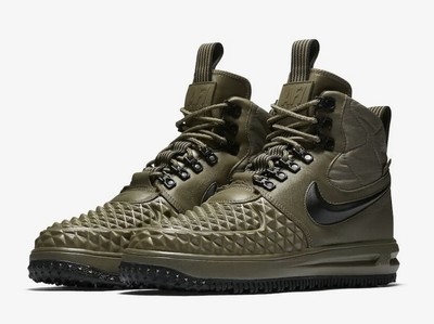 olive green nike duck boots