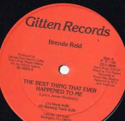 Brenda Reid The Best Thing That Ever Happened To Me Vinyl Single 12inch
