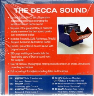 The Decca Sound - Various - Limited Edition - 50 CD - Neu / OVP 