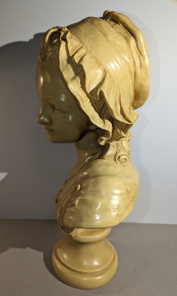 グリナム・ニアム 少女胸像 レプリカ アラバスタ彫刻 GrinamNiam グリナム・ニアム 少女胸像 レプリカ アラバスタ彫刻 GrinamNiam