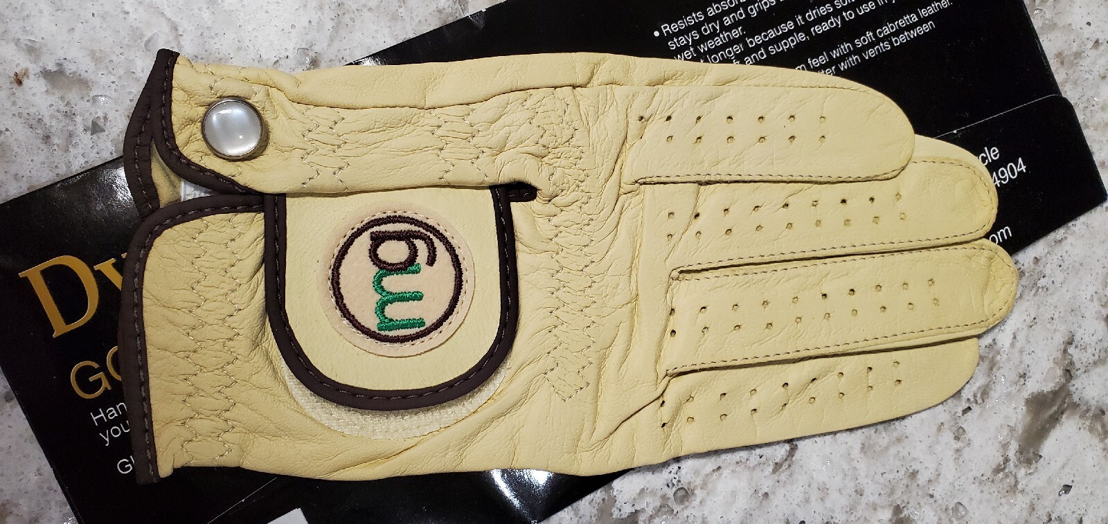 ALLCABRETTA LEATHER DynaGrip Golf Glove Men's Cadet Left MG Golf eBay