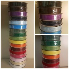 Nicole  Co Ribbon Sheer Organza with Satin Edge Ribbon in Asst width and colors