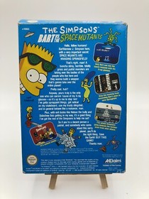 NINTENDO NES - THE SIMPSONS BART VS THE SPACE MUTANTS - PAL  A ITA COMPLETO