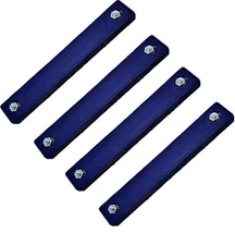 Four (4) RUBBER Coated license plate magnet,holder,tag