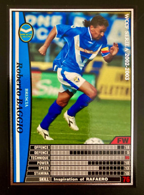 2002-03 Panini WCCF Serie A Clubs # 045 Roberto Baggio Brescia