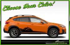 Mountain Range Graphics Stripes Decals - Fits Subaru Crosstrek 2011 2012 2020 21