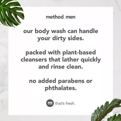 Method Men Body Wash, Sea + Surf, Paraben and Phthalate Free, 18 fl oz - Picture 4 of 5