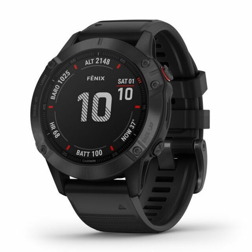 Garmin Fenix 6 Pro Unisex Adults GPS Smartwatch - Black (010-02158-01)
