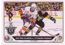 2019-20 Topps Stickers #599 Evgeni Malkin, Jack Johnson, Brock Nelson