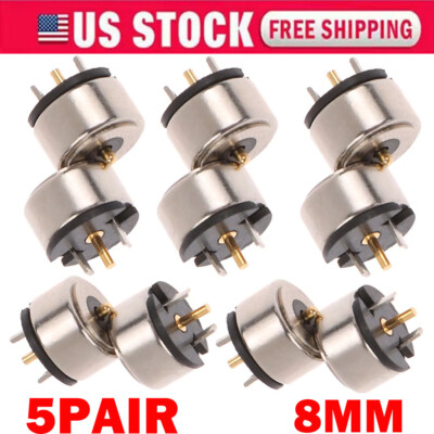 5 Pair 8mm Current Magnet Spring-Loaded Magnetic Cable For Pogo pin Connectors