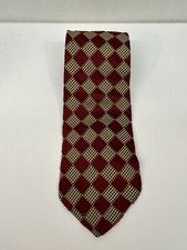 Ermenegildo Zegna Tie 100 Silk Made in Italy Luxury Geometric Necktie 60"x4".