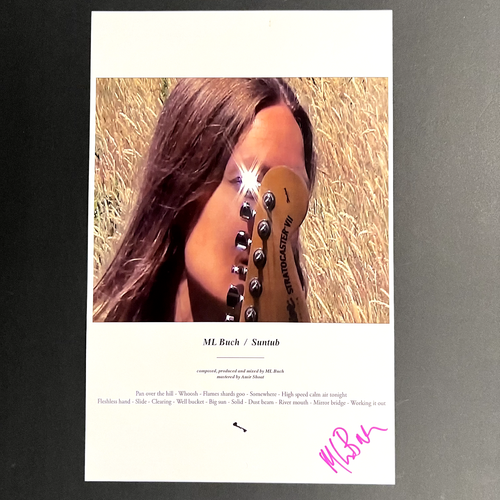 ML Buch Signed Suntub Poster w/ Proof (Music Indie Pop Autograph NOT Vinyl / CD) - Picture 3 of 5