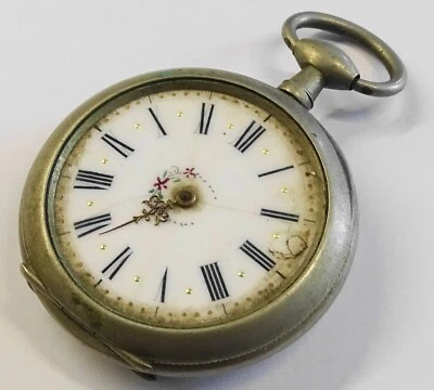 ANCIENNE MONTRE GOUSSET BOITIER ARGENTAN - Photo 1/4