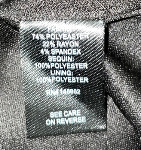 Torrid gold & black sparkly Size 1 skirt stretchy lined pull on short sequins - Picture 7 of 7