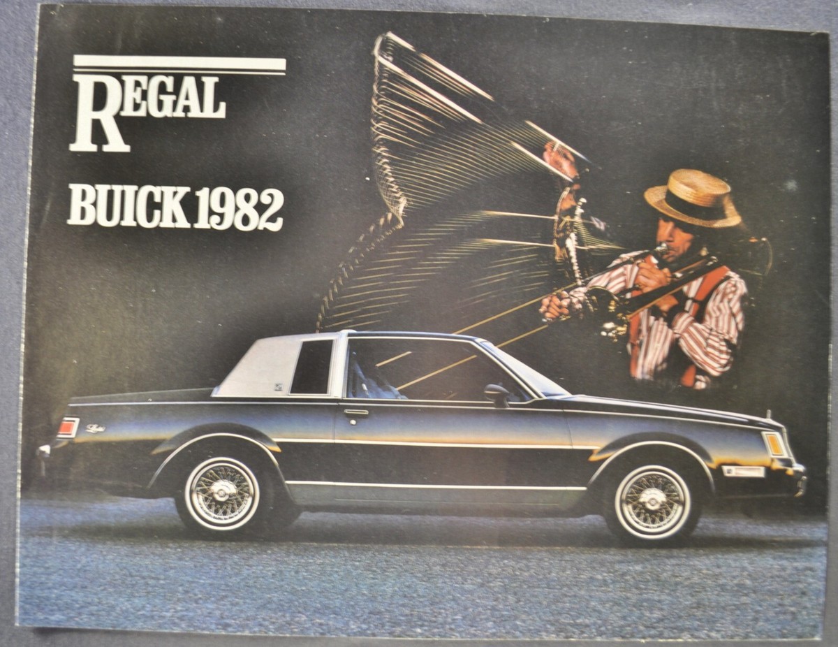 1982 Buick Regal Brochure Folder Sedan Coupe Wagon Nice Original