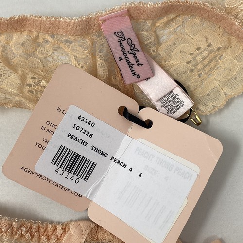 Agent Provocateur Peachy Thong AP4 Large NWT - Picture 15 of 15