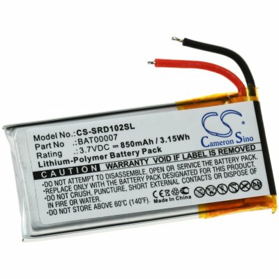 Akku für Motorrad-Headset Cardo Scala Rider Packtalk Duo 3,7V 850mAh/3,1Wh Li-Po